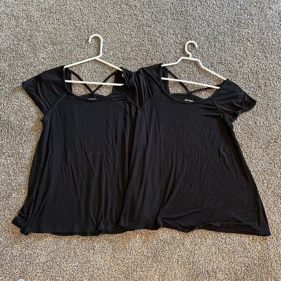 2/$15 Joe Fresh Women's Active T-Shirts Size L - Picture 1 of 6